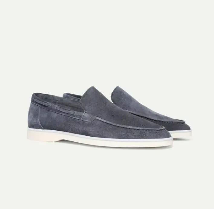 Men's Luxury Suede Yacht Loafers – Handcrafted Slip - On Boat Shoes for Every Occasion - Monsta Online