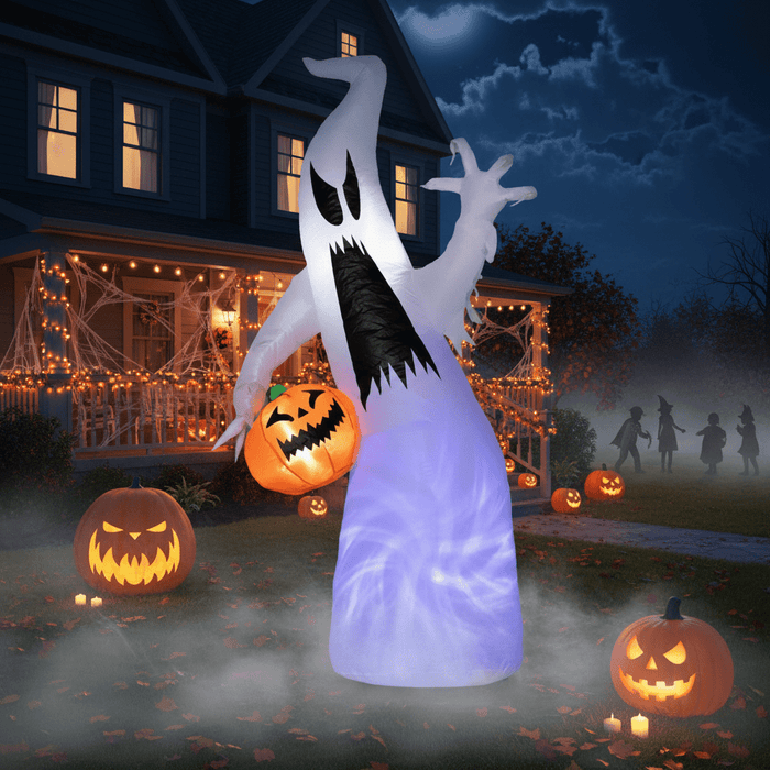 5.8FT Halloween Inflatable Ghost with LED Lights - Monsta Online