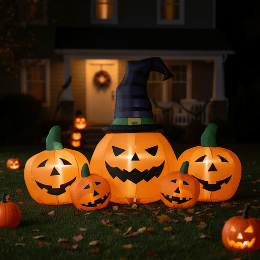 6FT Halloween Inflatable Pumpkins with LED Lights – Blow Up Yard Decoration - Monsta Online