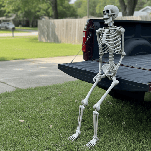 5.5FT Realistic Halloween Hanging Skeleton for Creepy Yard Decoration - Monsta Online