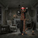 6.7ft Sound - Activated Animatronic Halloween Clown - Moving Head, Arms and Red Glowing Eyes - Monsta Online