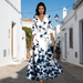 Lynor Floral Dress – Women's Elegant Day - to - Night Midi Dress - Monsta Online