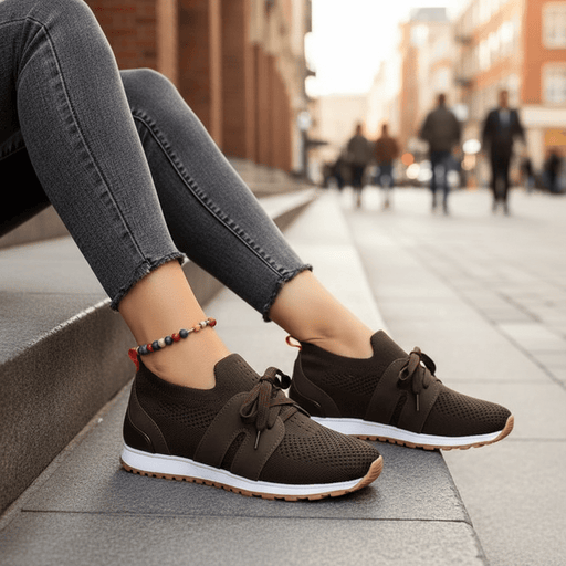 Women's Orthopedic Sneakers – Breathable Mesh, Gel Sole & Arch Support - Monsta Online