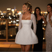 Triselle Shimmer Mini Dress – Women's Glamorous Long Sleeve Party Dress - Monsta Online
