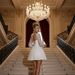 Triselle Shimmer Mini Dress – Women's Glamorous Long Sleeve Party Dress - Monsta Online