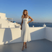 Marcia Square Neck Midi Dress – Women's Elegant A - Line Summer Dress - Monsta Online