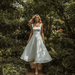 Marcia Square Neck Midi Dress – Women's Elegant A - Line Summer Dress - Monsta Online