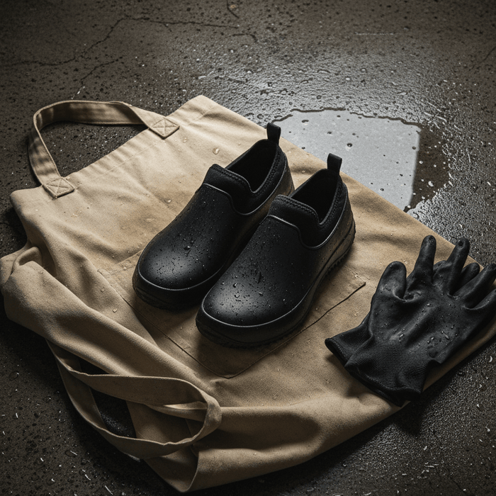 Men's Waterproof Slip - On Work Shoes – Non - Slip, Durable & Comfortable - Monsta Online