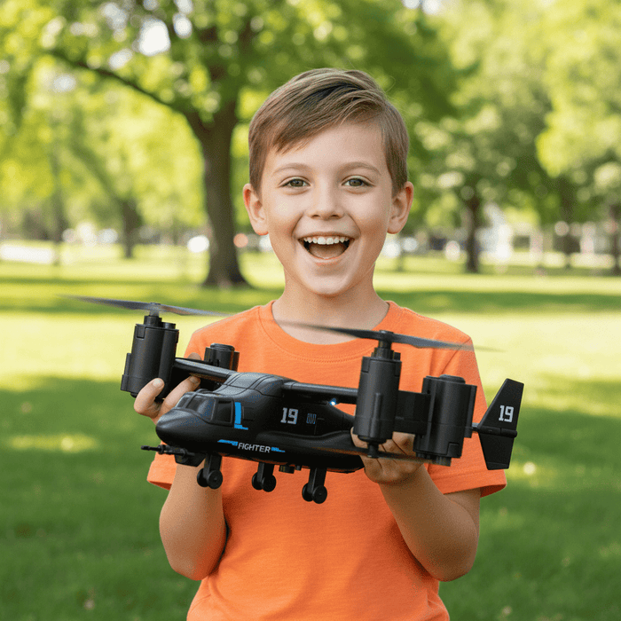Osprey Military RC Helicopter with 4 Channel Remote for Kids with Dual Batteries - Monsta Online