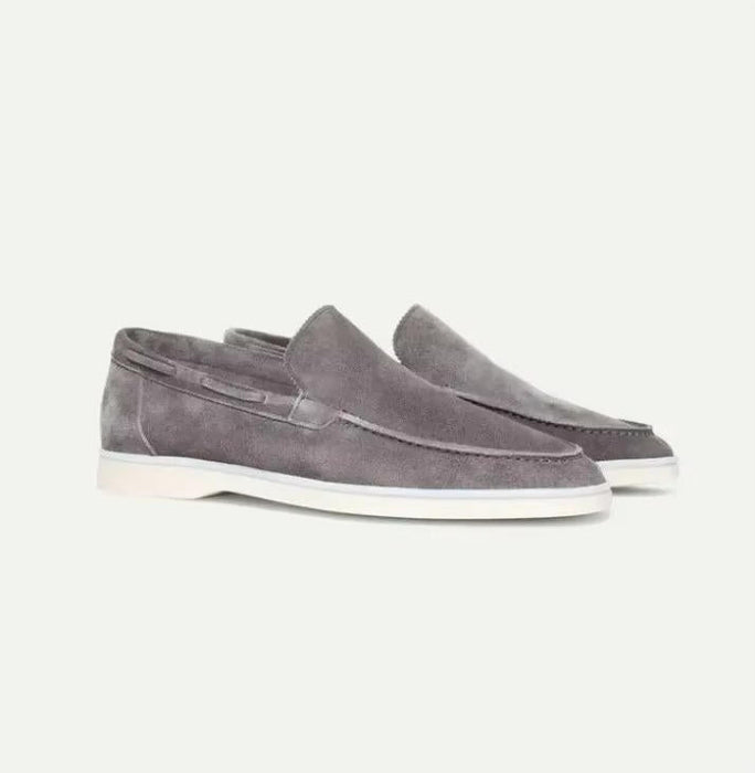 Men's Luxury Suede Yacht Loafers – Handcrafted Slip - On Boat Shoes for Every Occasion - Monsta Online