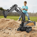 Professional 1:14 Scale 22 Channel Remote Control Excavator with Dual Batteries for Kids and Adults - Monsta Online