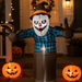 7FT Halloween Inflatable Scarecrow with LED Lights – Blow Up Yard Decoration - Monsta Online