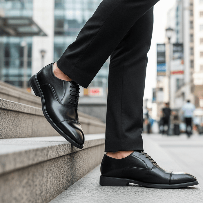 Luca Leather Oxford Shoes – Men's Italian Handcrafted Dress Shoes - Monsta Online