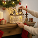 Wooden Christmas Advent Calendar with LED Lights for Kids and Adults - Monsta Online