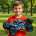 Power Pint: 1:28 Scale 4WD Remote Control Monster Car With Dual Batteries - Monsta Online