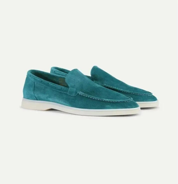 Men's Luxury Suede Yacht Loafers – Handcrafted Slip - On Boat Shoes for Every Occasion - Monsta Online