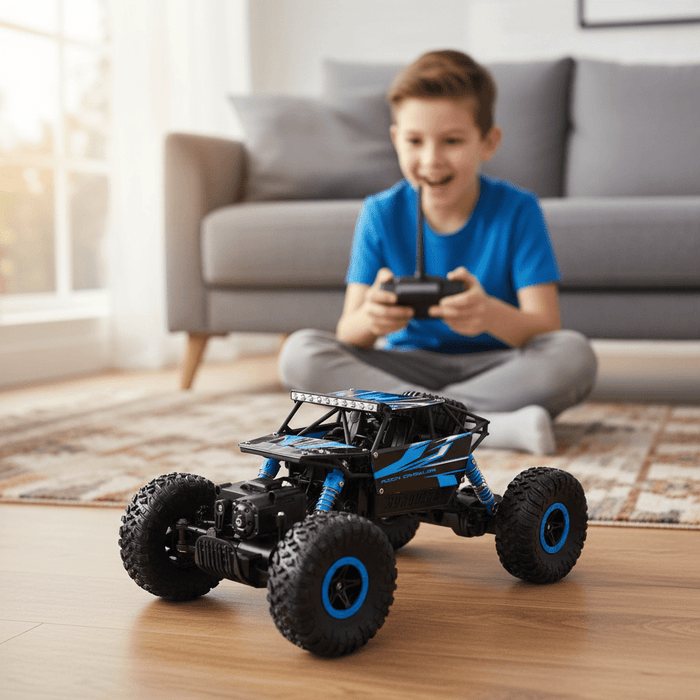 1:18 Scale 4WD RC Crawler Monster Truck — Durable Remote Control Car for Kids - Monsta Online