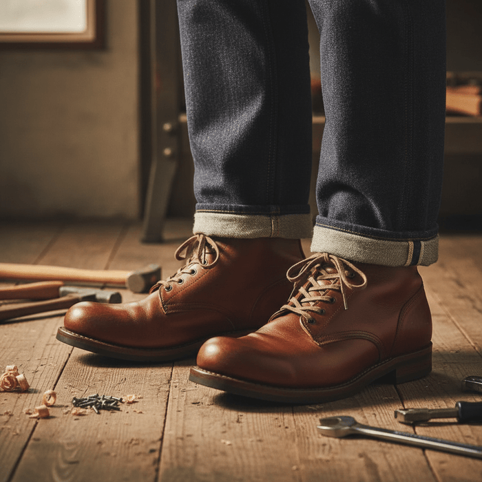 Men's Eco - Friendly Work Boots – Non - Slip Rubber Sole & Sustainable Design - Monsta Online