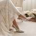 Tabitha Slingback Heels – Luxury Beaded Lace Pumps for Women, Elegant & Comfortable - Monsta Online