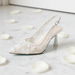Tabitha Slingback Heels – Luxury Beaded Lace Pumps for Women, Elegant & Comfortable - Monsta Online