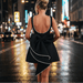 Alura Mini Dress – Women's Pearl - Trim A - Line Dress - Monsta Online