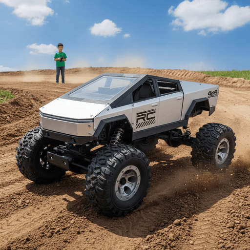 All - Terrain 1:12 Scale RC Monster Truck – 4WD Remote Control Truck with Metal Shell and Dual Batteries - Monsta Online