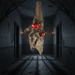 3ft Sound - Activated Hanging Halloween Animatronic Bat with Red Light - Up Eyes - Monsta Online