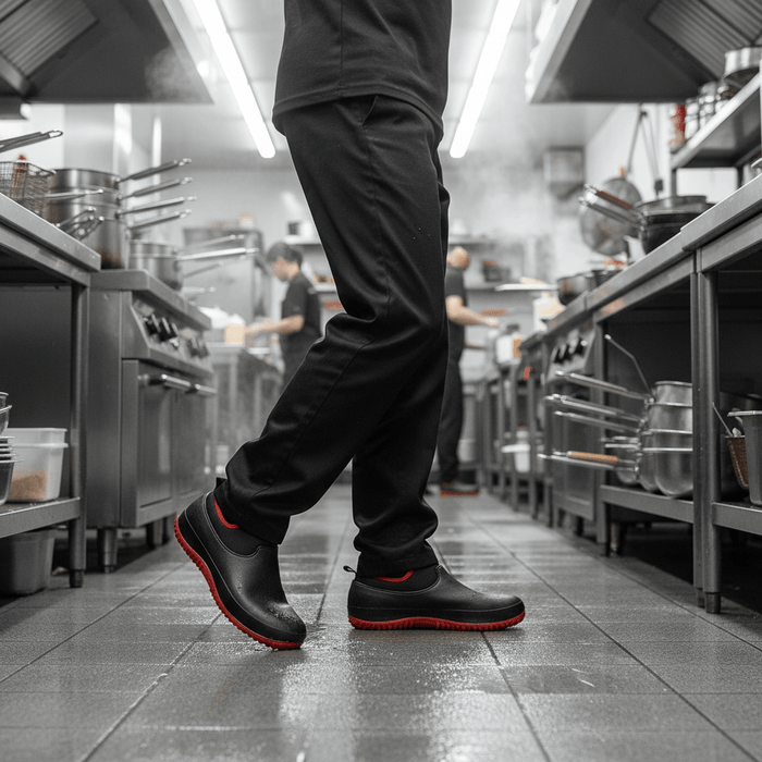Men's Waterproof Slip - On Work Shoes – Non - Slip, Durable & Comfortable - Monsta Online