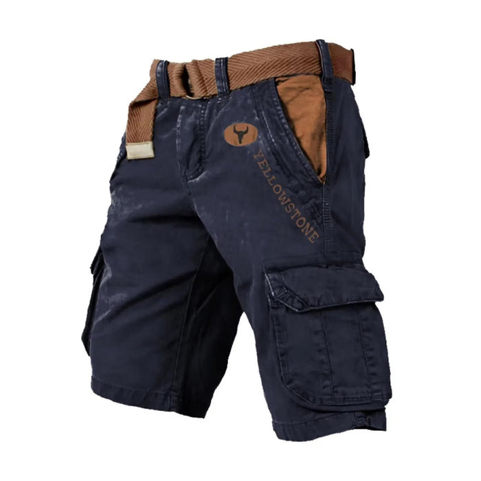 Men's Luxury Cargo Shorts – 6 - Pocket Stretch Fabric, Durable & Stylish for Any Adventure - Monsta Online