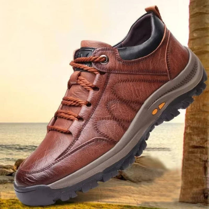 Premium Men's Orthopedic Leather Shoes for Ultimate Comfort - Monsta Online