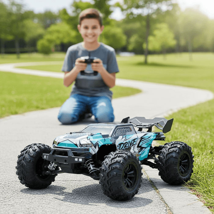 Drive Pro 1:16 45MPH 4WD RC Car With LED Light 2.4G Remote Control High Speed Monster Truck with Dual Batteries - Monsta Online