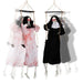 3ft Sound - Activated Hanging Halloween Ghosts with Light - Up Eyes and Screaming Sound - Monsta Online