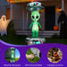 8.2FT Halloween Inflatable UFO with Alien and RGB LED Lights - Monsta Online