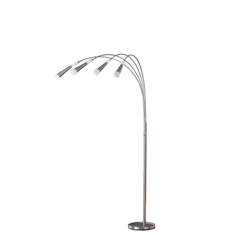 Elegant 72 - Inch Aluminum LED Arc Floor Lamp for Modern Living Spaces - Monsta Online