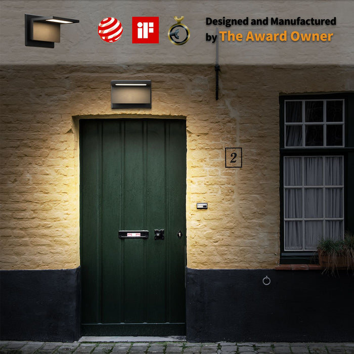 Modern Outdoor LED Wall Sconce Light for Porch and Entrance - Monsta Online