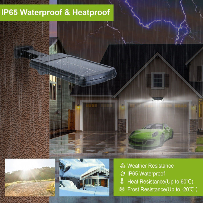 All - Weather Solar Motion Sensor Wall Lights with 100 Bright LEDs - Monsta Online