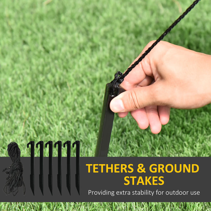 8.5FT Prelit Inflatable Snowman, Elf & Gingerbread Man on Ski Slope with LED Lights - Outdoor Christmas Decoration - Monsta Online