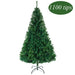 7FT Unlit Full Artificial Christmas Tree — 1100 Tips, Realistic PVC, Metal Stand - Monsta Online