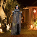 6ft Sound Activated Halloween Animatronic Clown – Shaking Body, Creepy Sounds and Glowing Red Eyes - Monsta Online