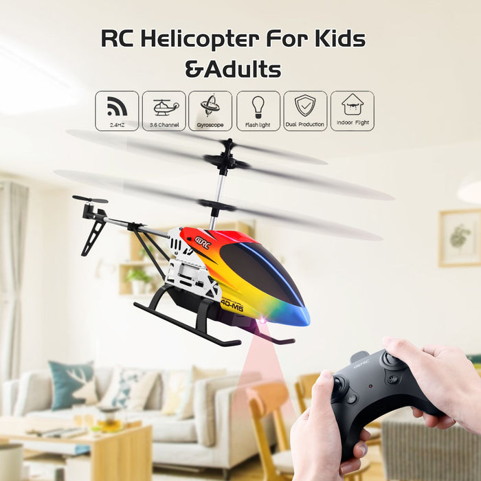 Kestrel RC Helicopter for Kids, Remote Control Helicopter with Alloy Body and Either 2 or 3 Batteries - Monsta Online