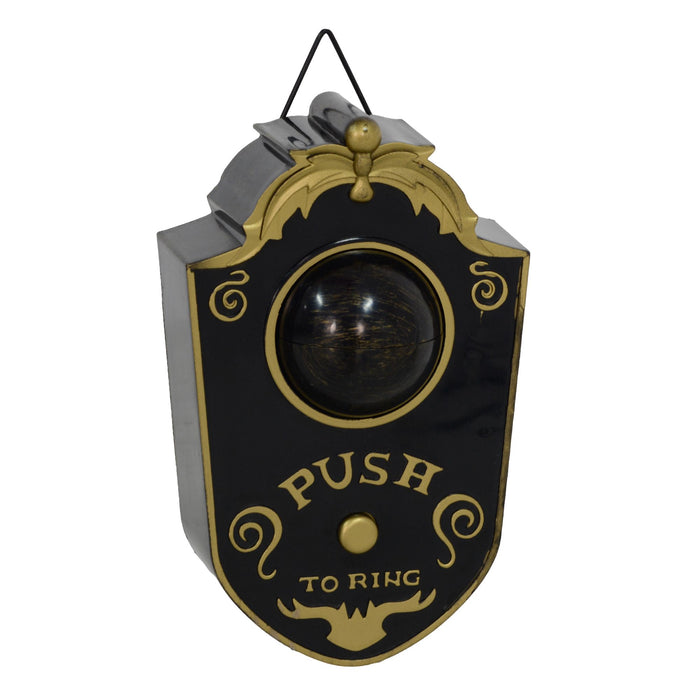 Halloween Animatronic Doorbell – Motion and Sound Activated Prop with Creepy Light - Up Eye and Spooky Sounds - Monsta Online