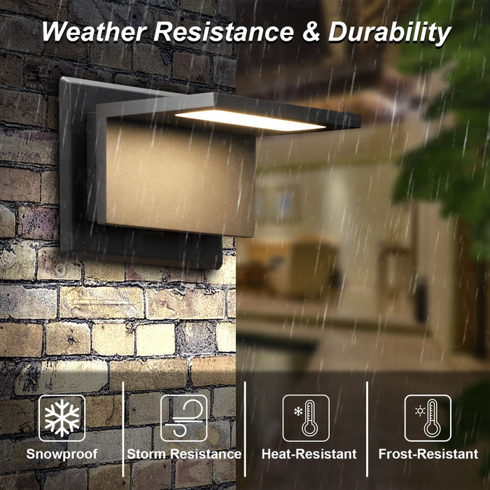 Modern Outdoor LED Wall Sconce Light for Porch and Entrance - Monsta Online
