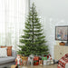 9FT Sparse Artificial Christmas Tree — 4306 Tips, Unlit, Auto - Open Hinged, PE Cedar, Steel Base - Monsta Online