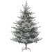 6FT Flocked Nordic Pine Artificial Christmas Tree — 795 Snow Tips, Unlit, Auto - Open, Steel Base - Monsta Online