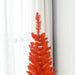 7FT Red Pencil Artificial Christmas Tree — 499 Tips, Unlit, Slim Space - Saving, Plastic Stand - Monsta Online