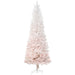 7FT Pink & White Ombre Pencil Artificial Christmas Tree — 616 Tips, Unlit, Auto - Open Hinged, Steel Base - Monsta Online