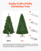 7.2FT Unlit Full Artificial Christmas Tree — 1346 Tips, Metal Base - Monsta Online