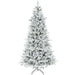 7.5FT Frosted Artificial Christmas Tree — 1762 Tips, Snow - Flocked, Hinged, Wide Full Spruce - Monsta Online