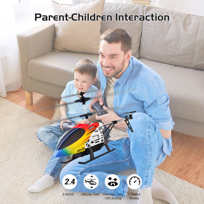 Kestrel RC Helicopter for Kids, Remote Control Helicopter with Alloy Body and Either 2 or 3 Batteries - Monsta Online