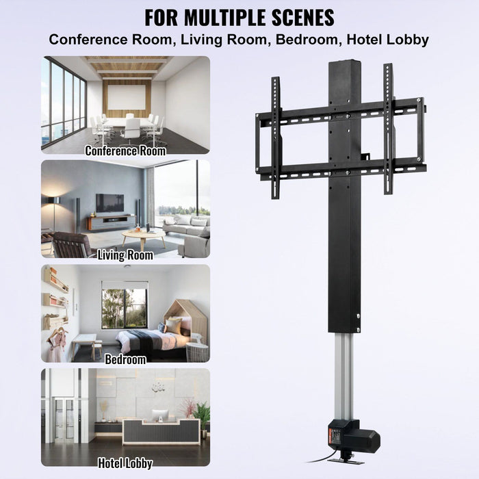 Motorized TV Stand Mount for 32–60 Inch Screens Remote Control Adjustable Height - Monsta Online